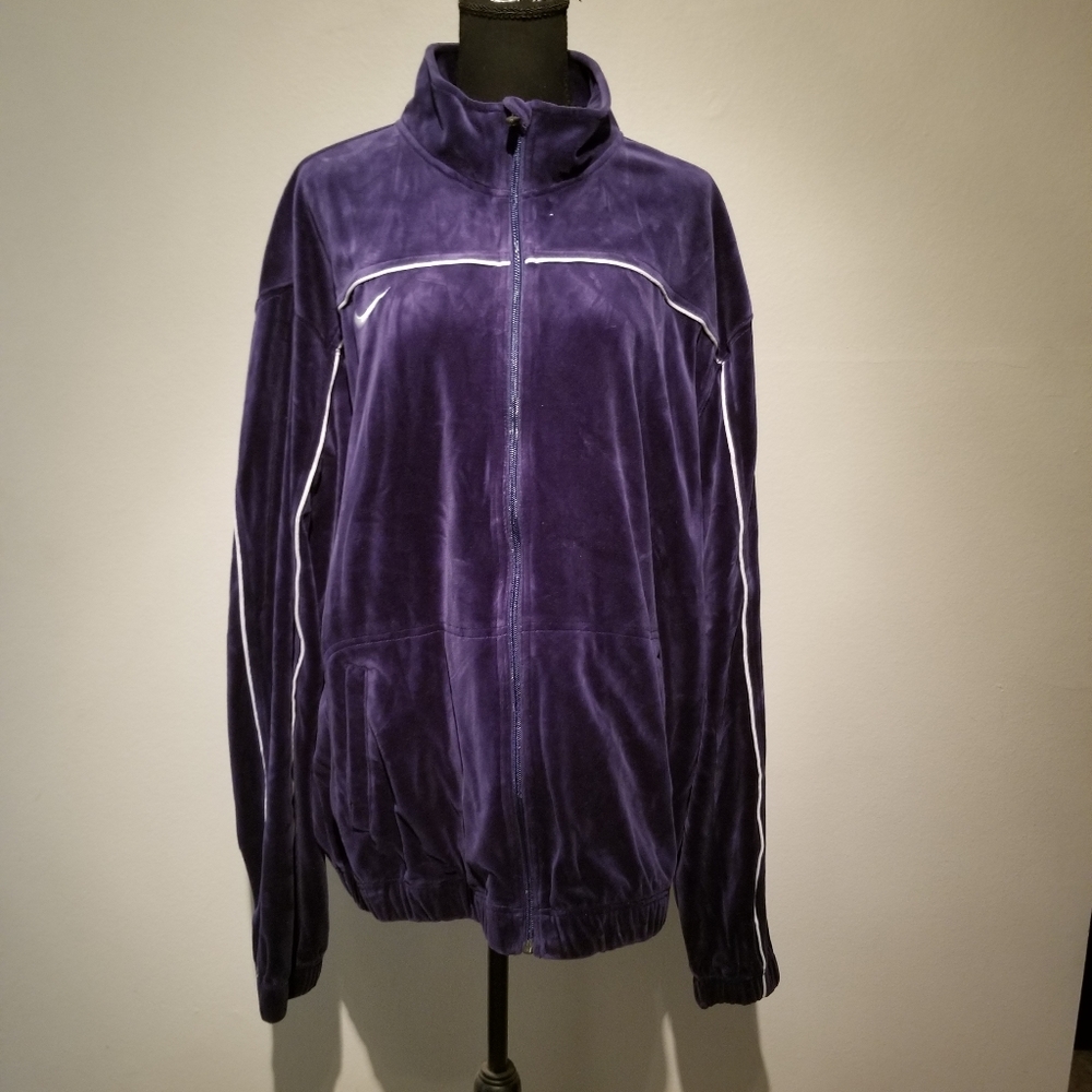 Nike Purple Zip Up Men's Sweater